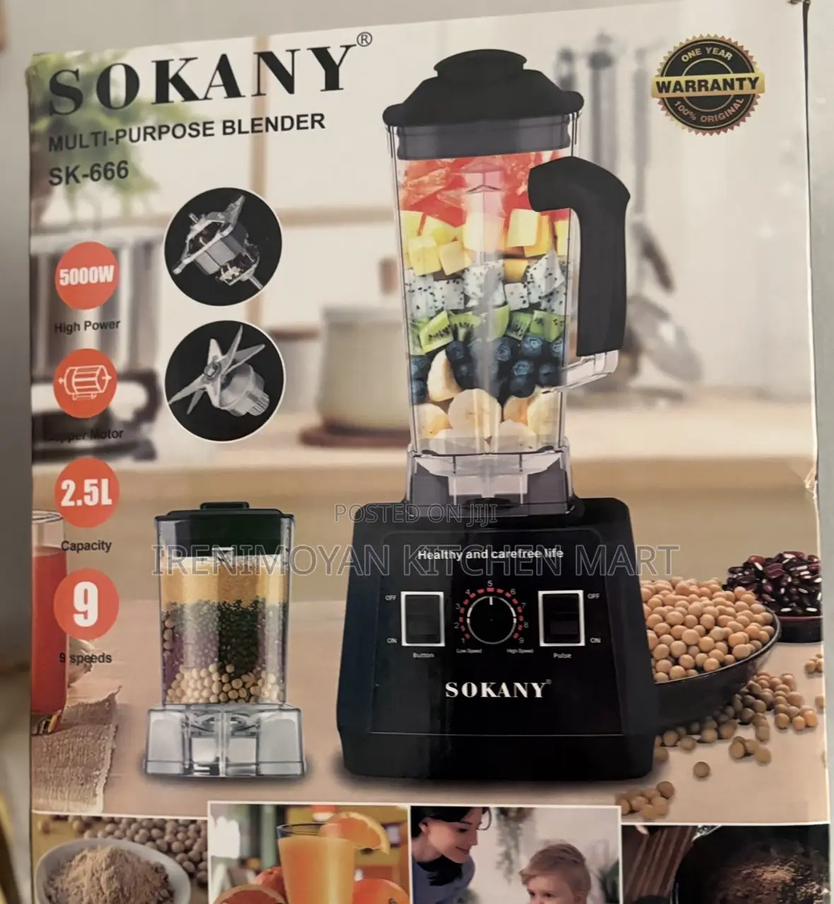 Sokany Multi-Purpose Blender