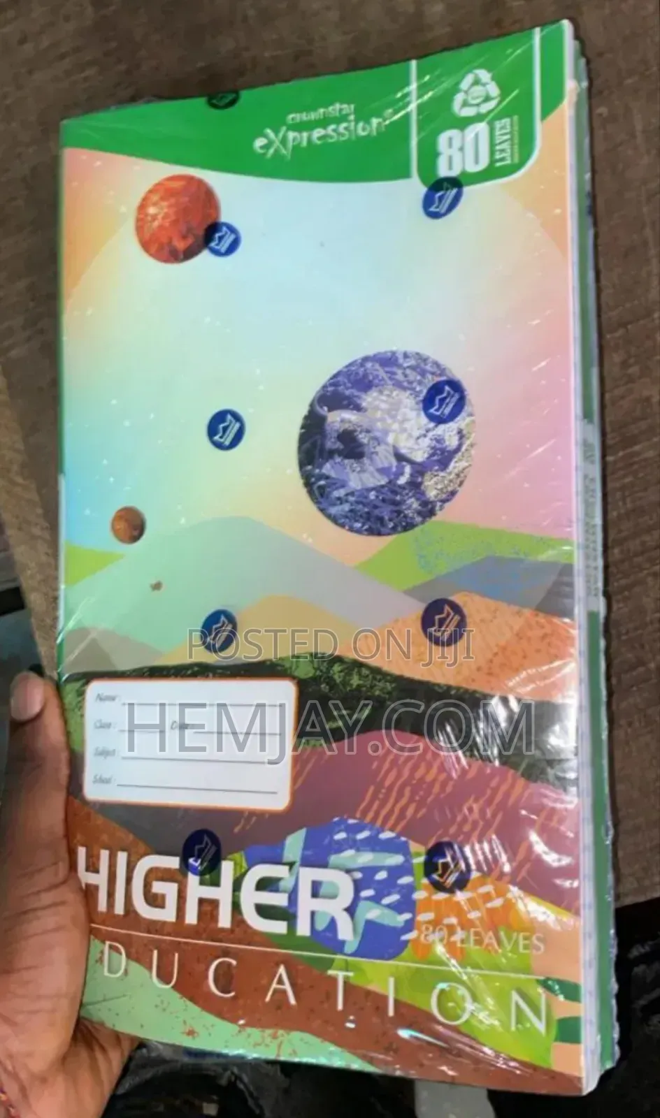 Best Quality Higher Education Notes Books (80leaves). Five Pieces In