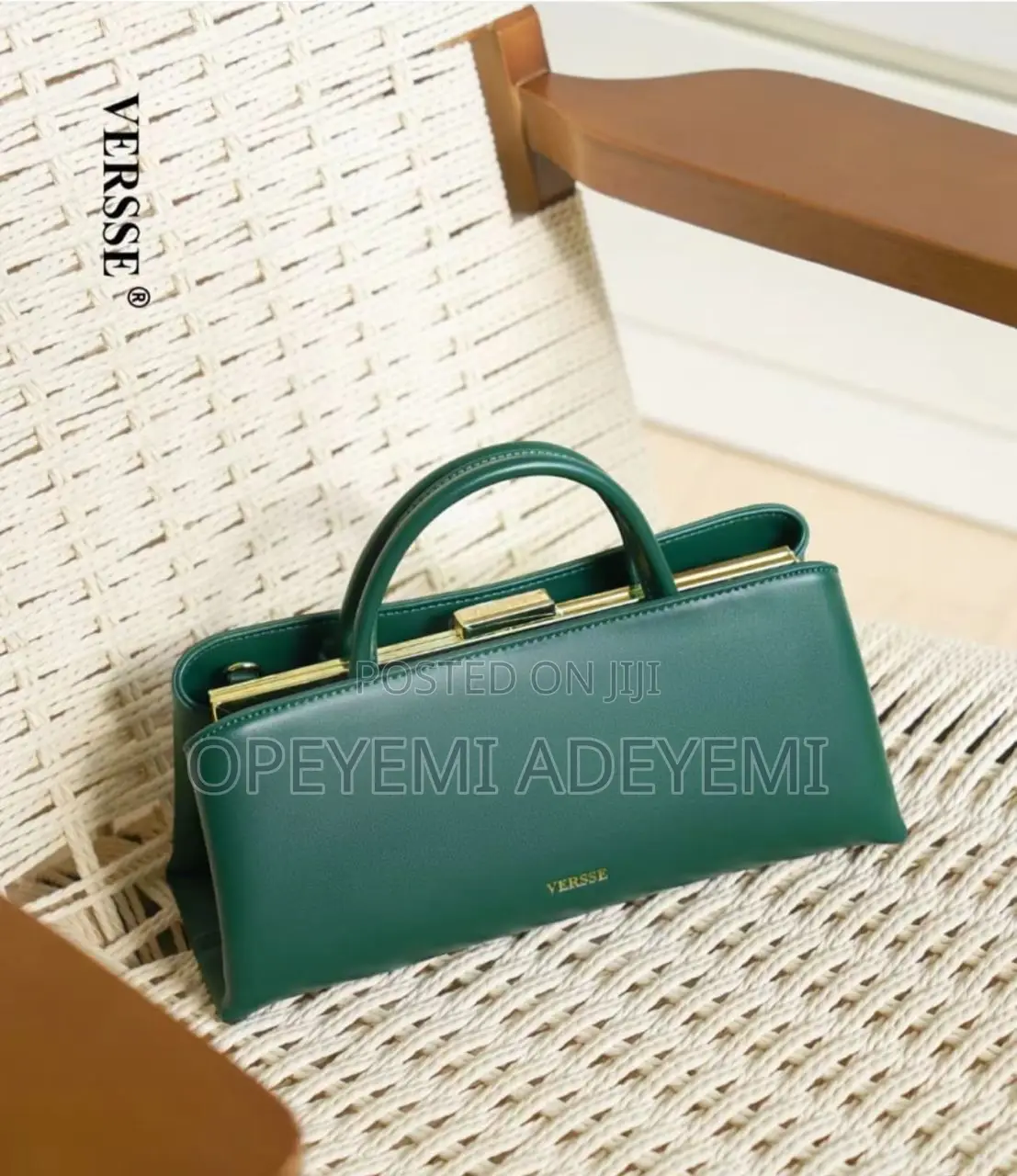 Chic Leather Verse Bag