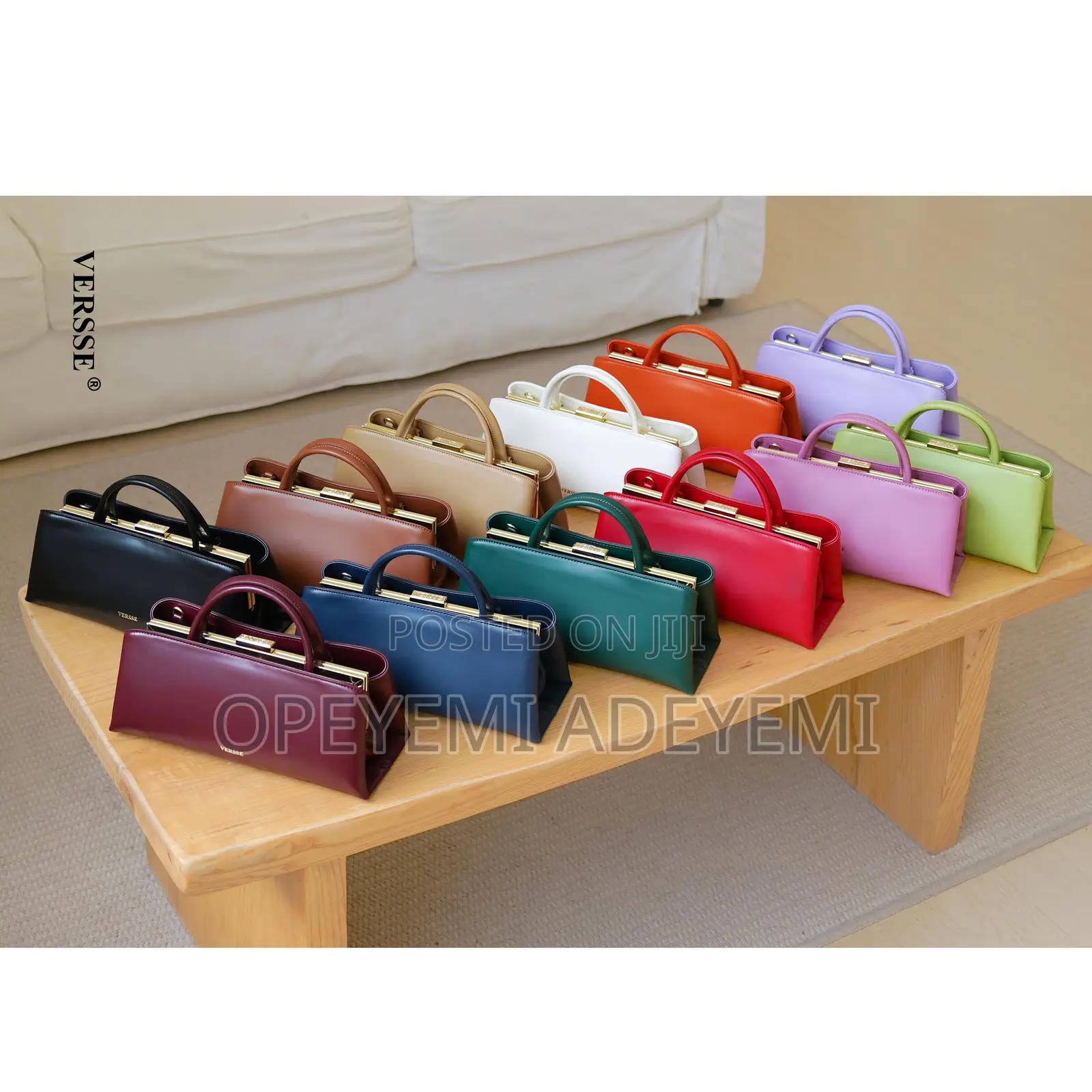 Chic Leather Verse Bag