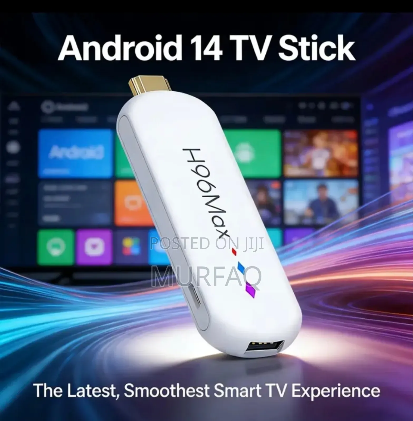 H96 Max Tv Stick 2gb 16gb Android 14 Tv Box Voice Asst. Bt Remote