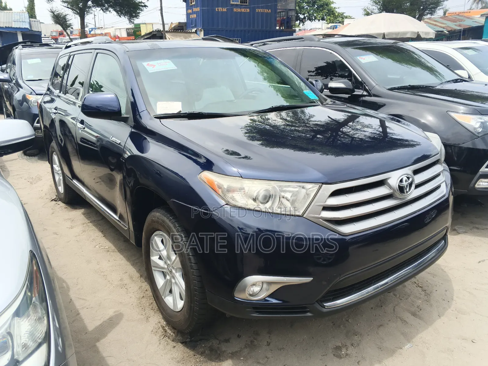 Toyota Highlander Limited 3.5l 4WD 2013 Blue
