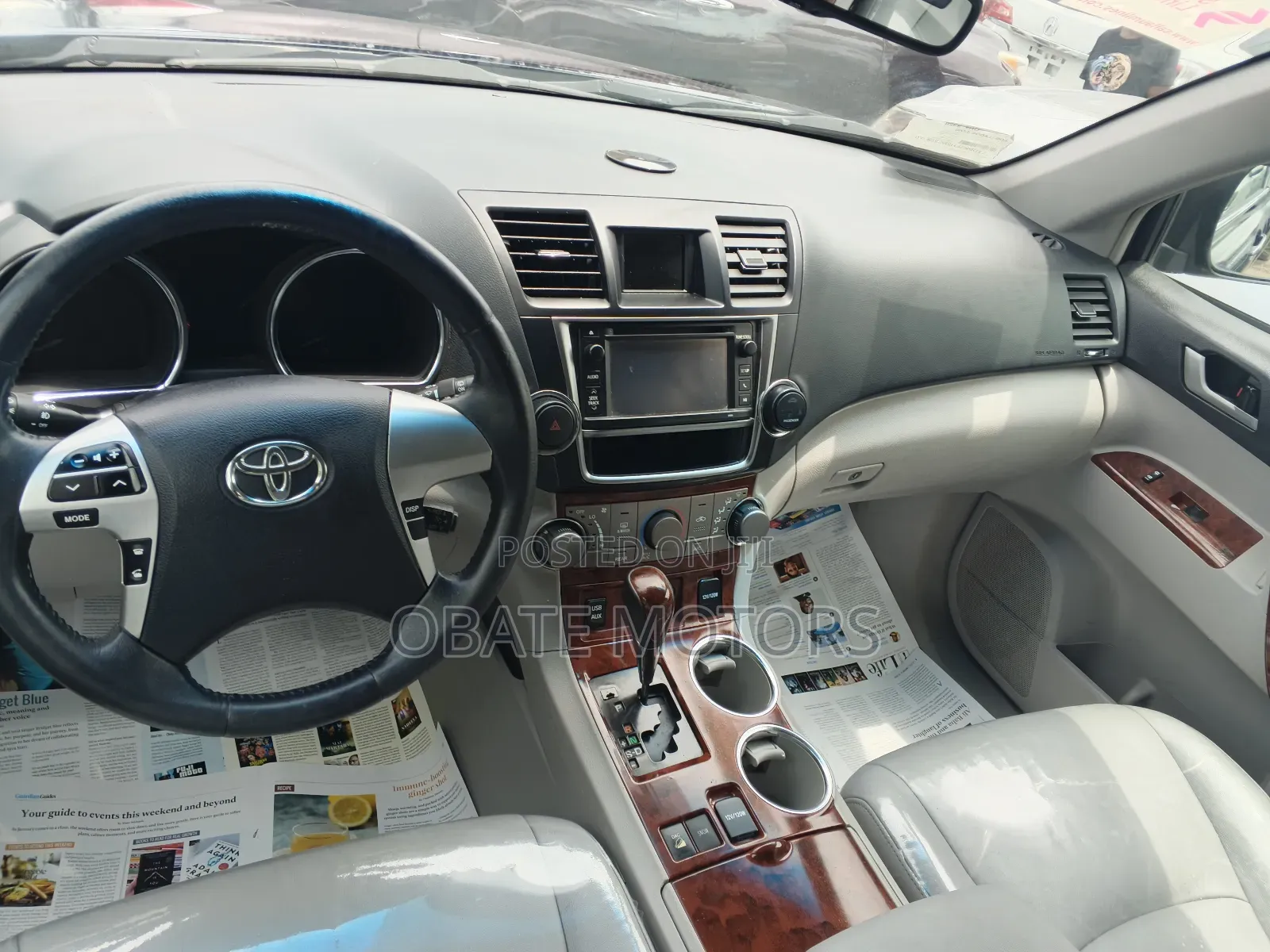Toyota Highlander Limited 3.5l 4WD 2013 Blue