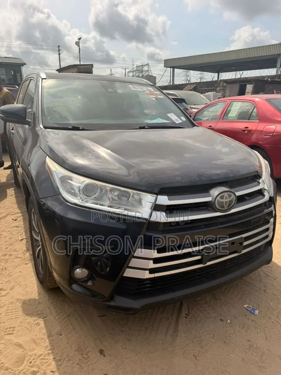 Toyota Highlander XLE 4x4 V6 (3.5L 6cyl 8A) 2017 Black