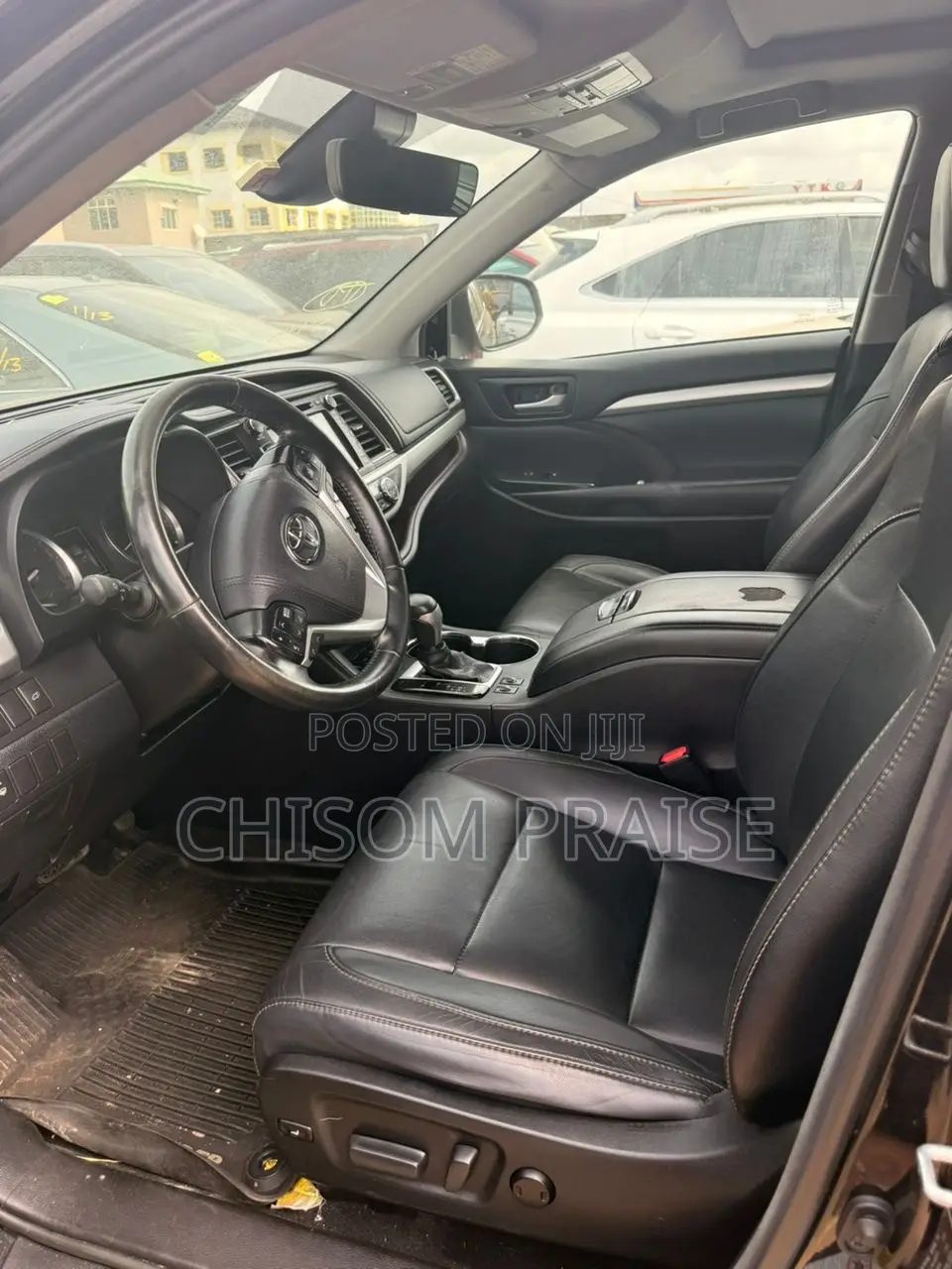 Toyota Highlander XLE 4x4 V6 (3.5L 6cyl 8A) 2017 Black