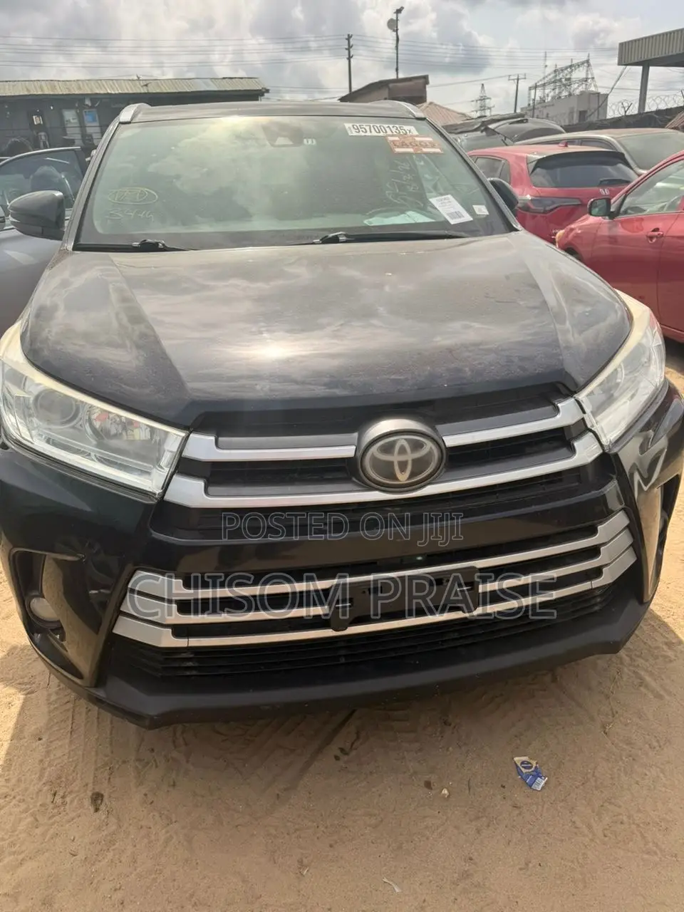 Toyota Highlander XLE 4x4 V6 (3.5L 6cyl 8A) 2017 Black