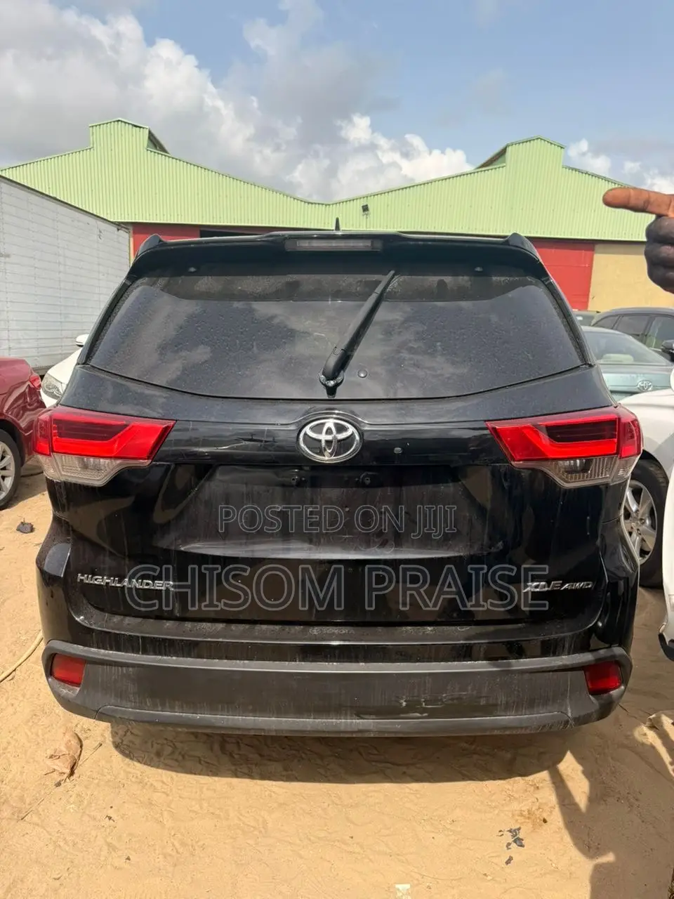 Toyota Highlander XLE 4x4 V6 (3.5L 6cyl 8A) 2017 Black