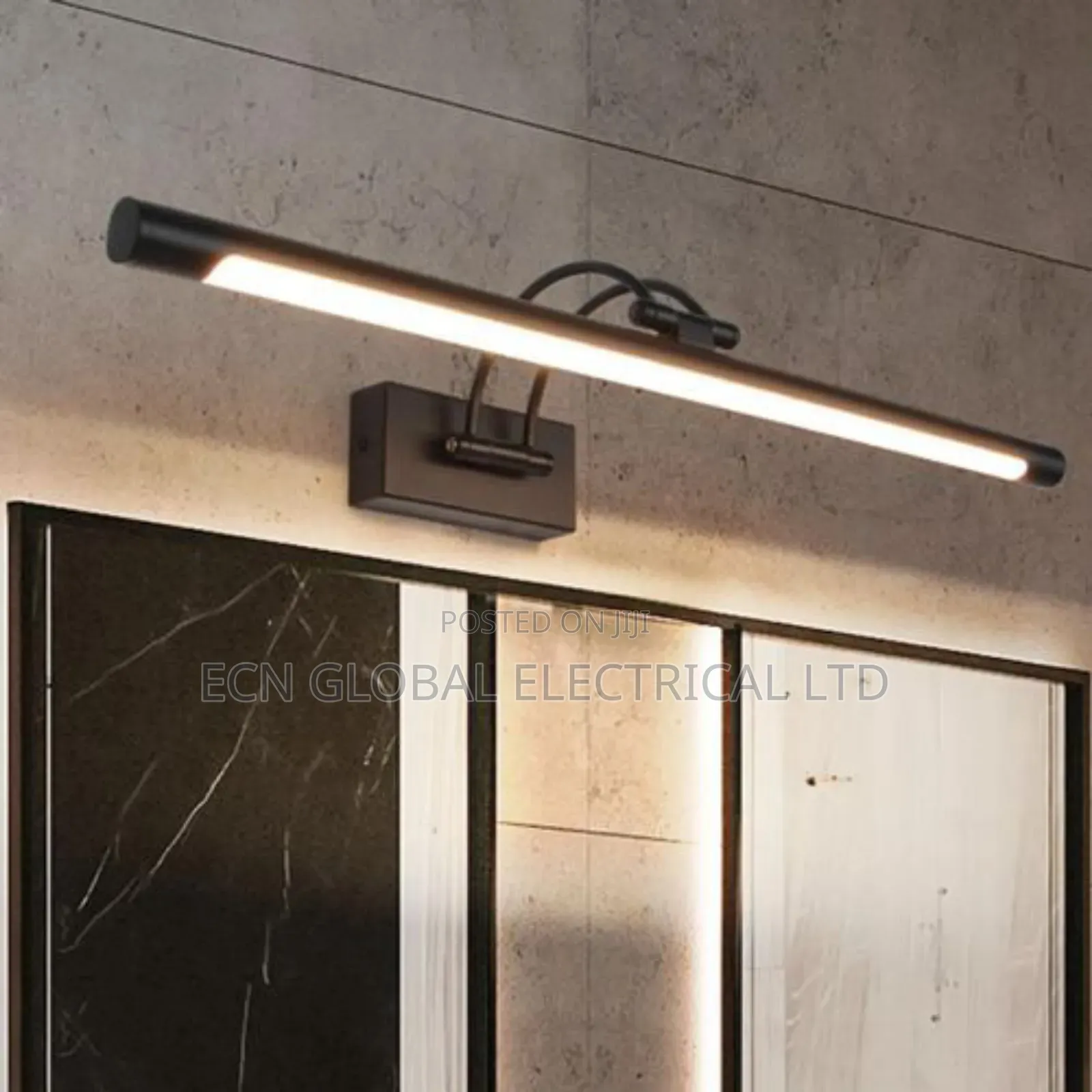 Modern Black Led Mirror Light – Wall Mounted Bathroom Vanity Lamp