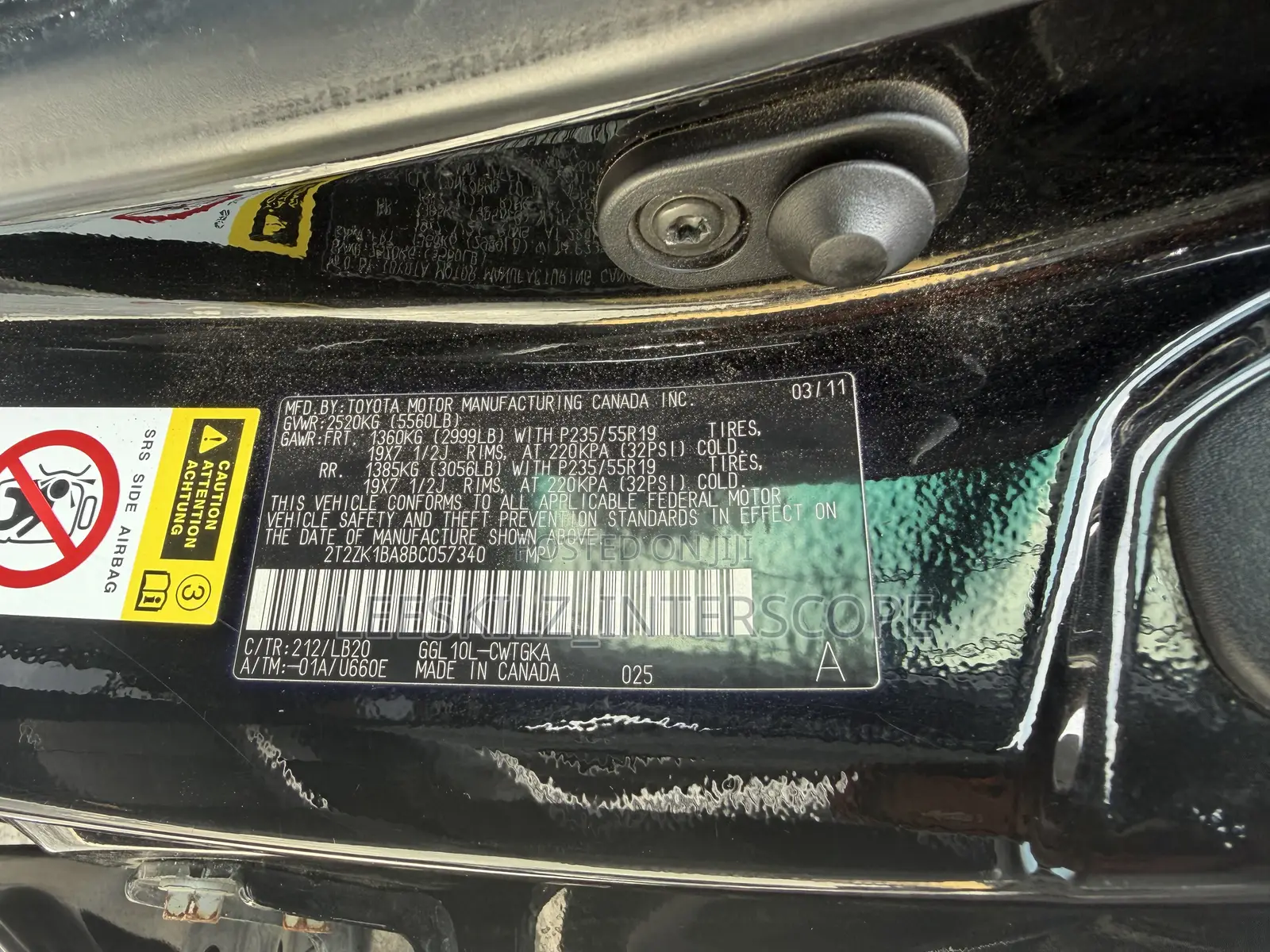 Lexus RX 2011 Black