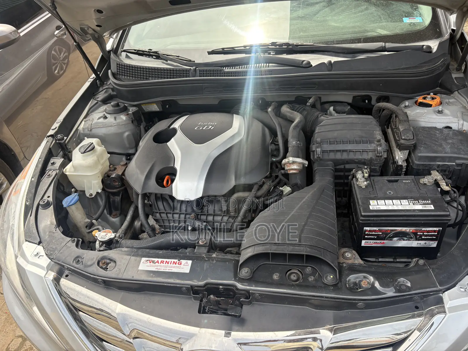 Hyundai Sonata Limited 2.0T Sedan (2.0L 4cyl 6A) 2013 Silver