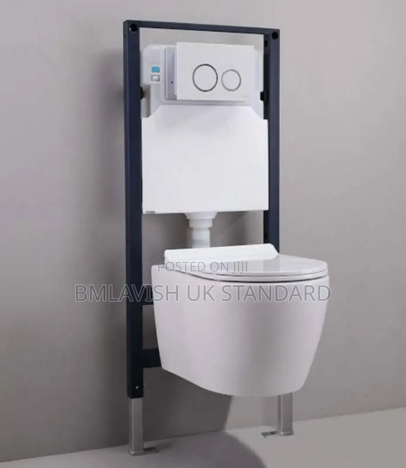 Original White Wall Hung Water Closet With Tank