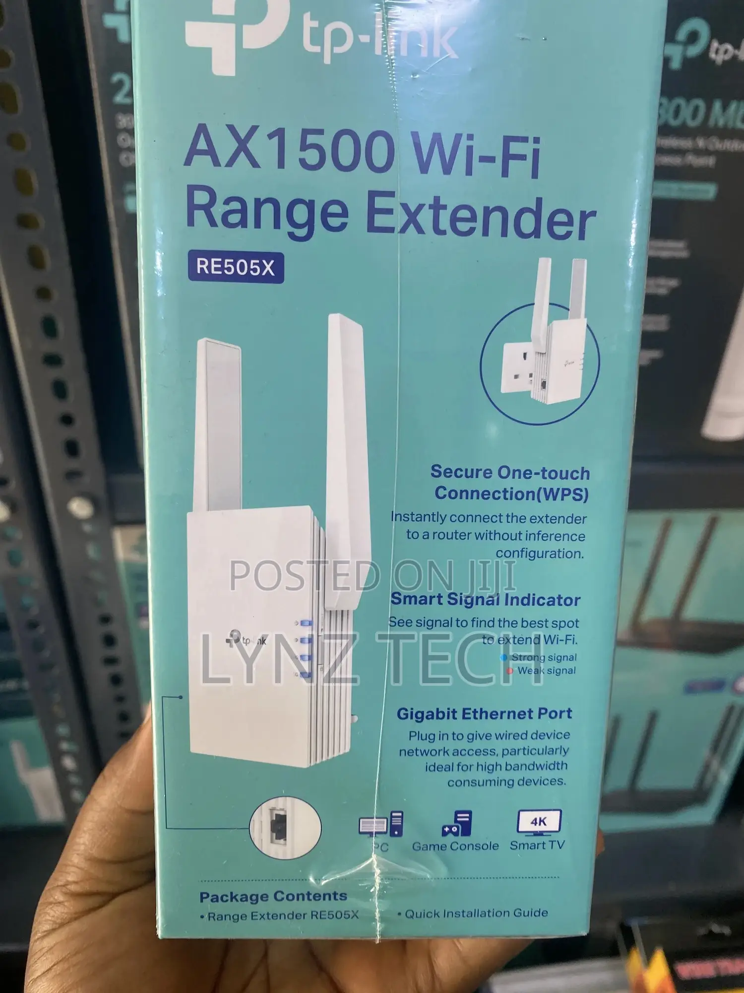 Tp-Link Ac1500 Dual Band Wi-Fi 6 Range Extender (Re 505x)