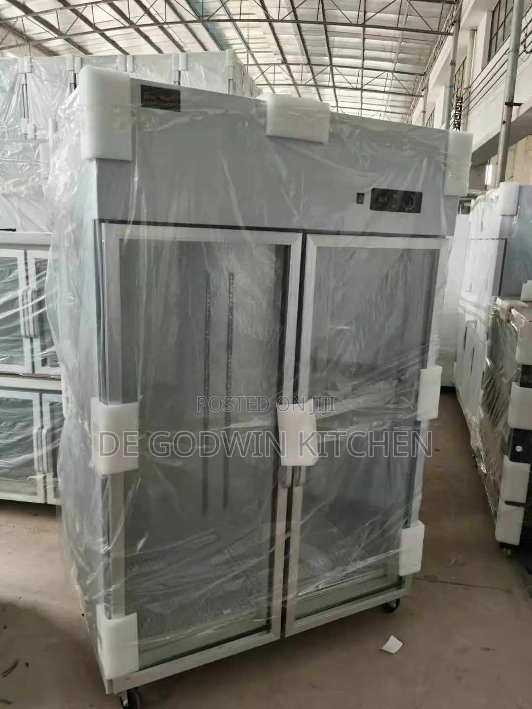 Double Door High Quality Stainless Steel Display Chiller