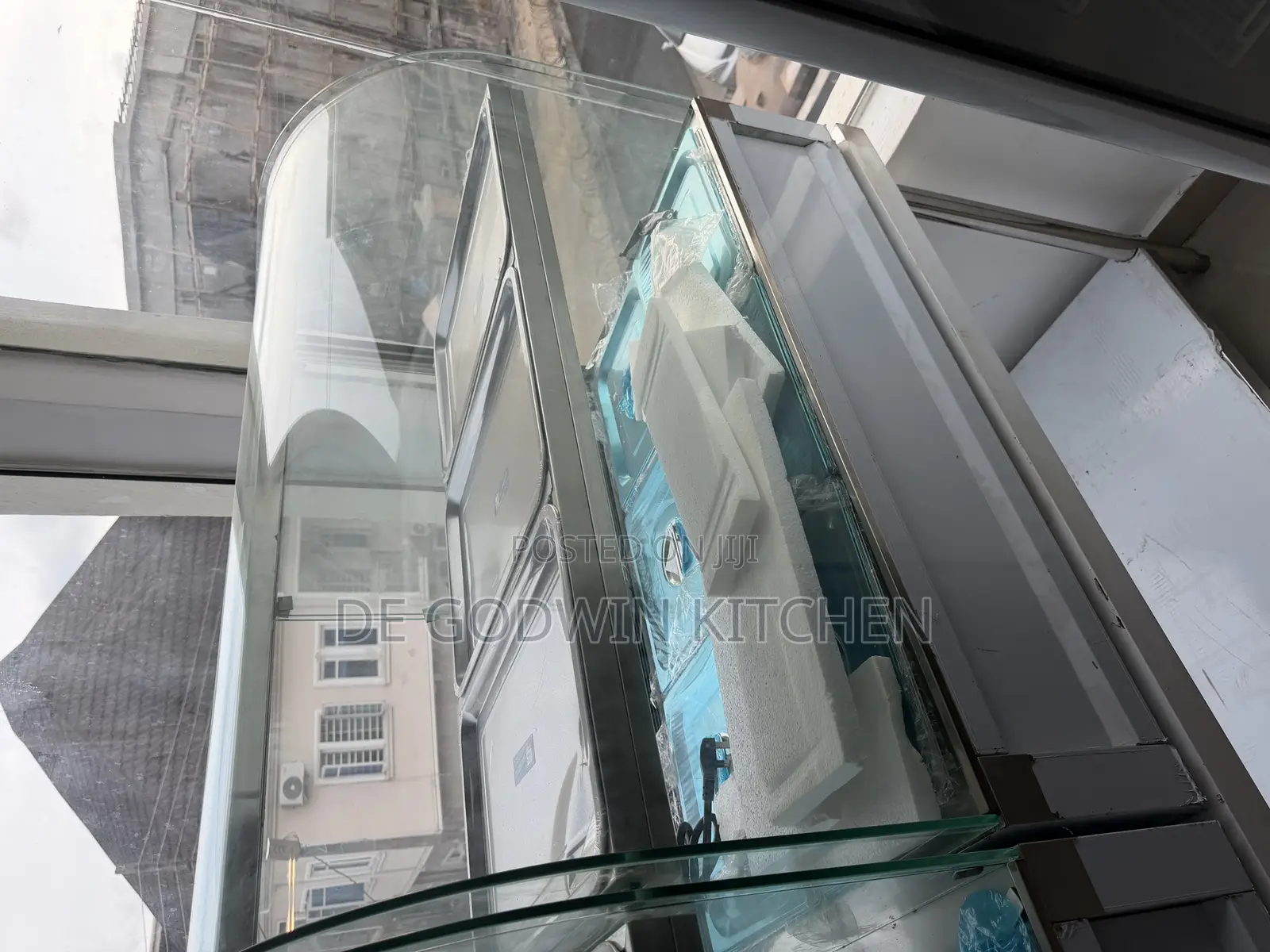 3plate Curve Glass Food Warmer
