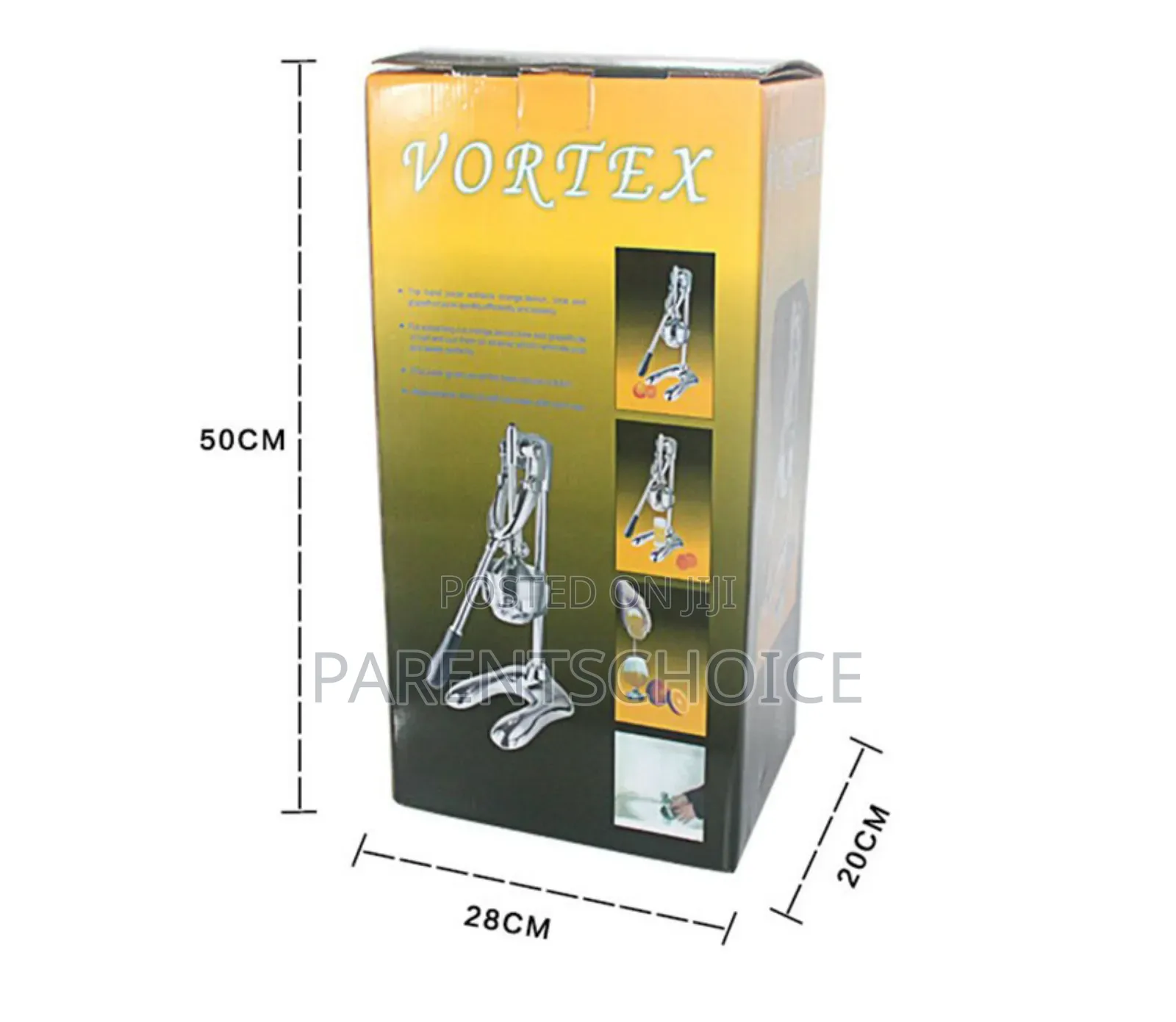 Orange Stainless Steel Press Fruit Juice