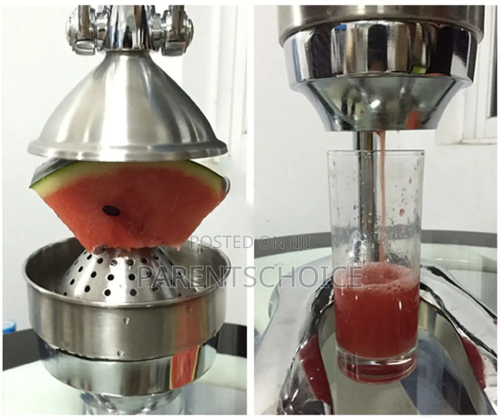 Orange Stainless Steel Press Fruit Juice