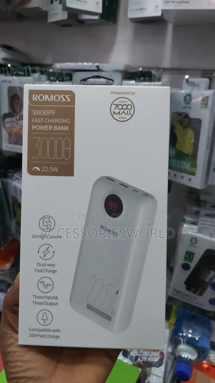 Romoss Sw30pf 30,000mah Fast Charging Power Bank