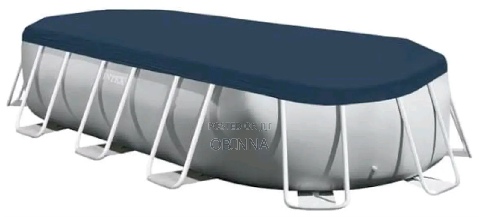 Intex Prism Frame Oval Pool (16.6ft X 9ft X 48"
