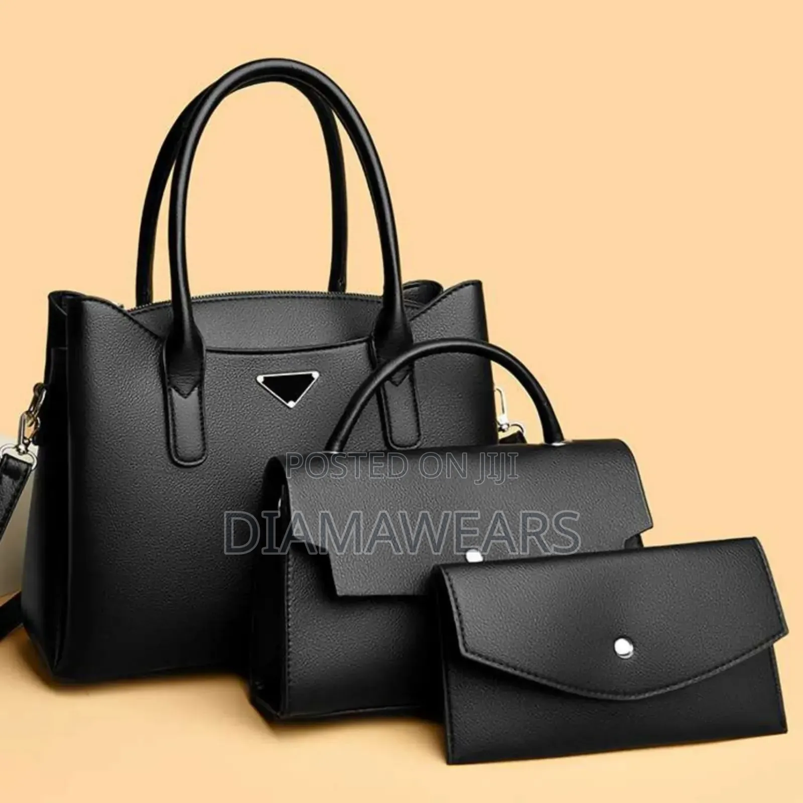 Black 3 in Ladies Tredy Stylish Hand Bag