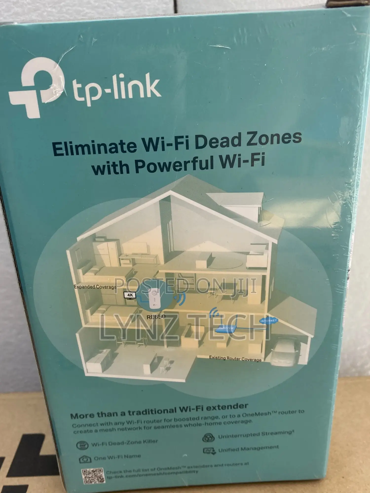 Tp-Link Mesh Wi-Fi Extender Ac2600 Dual Band (Re 650)