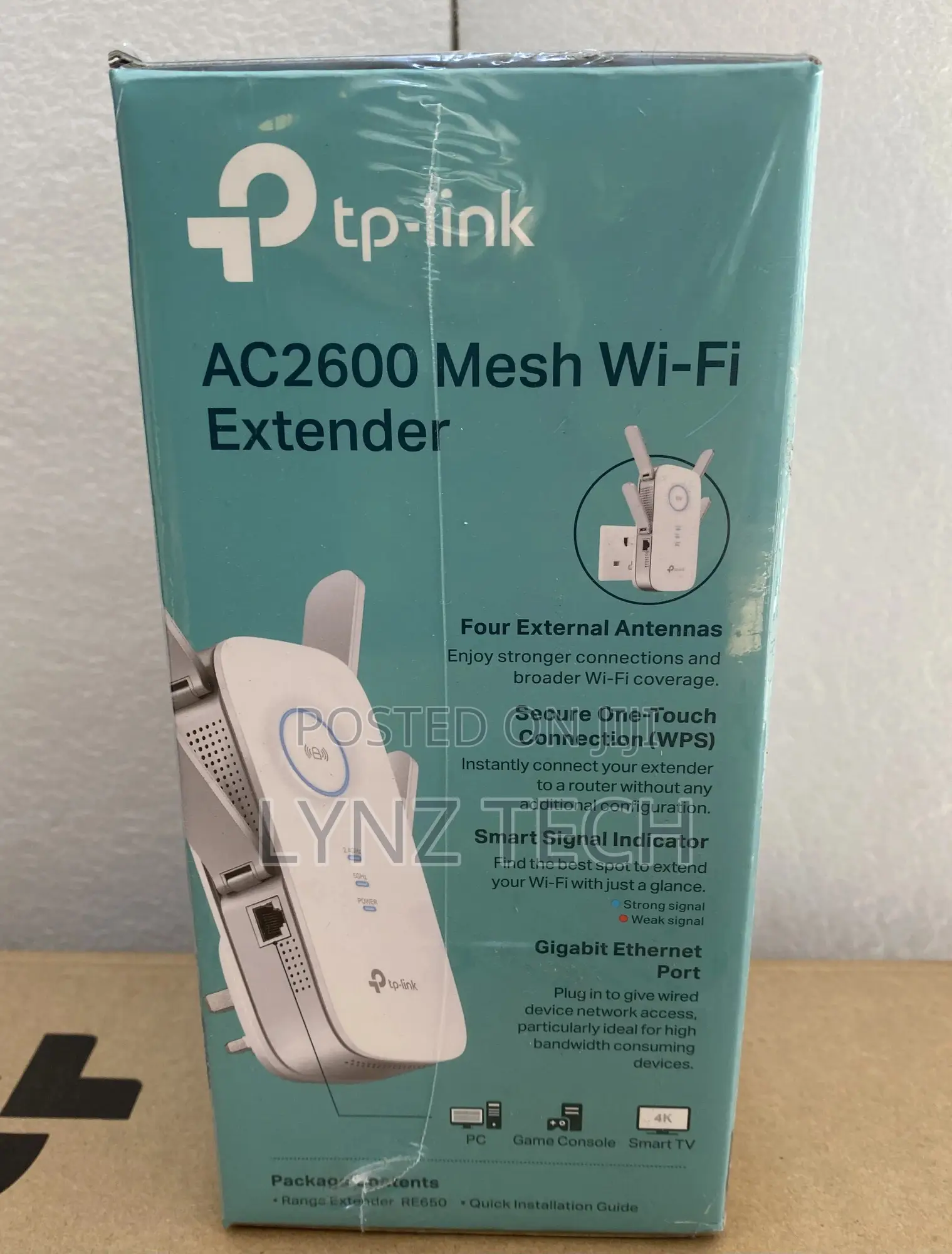 Tp-Link Mesh Wi-Fi Extender Ac2600 Dual Band (Re 650)