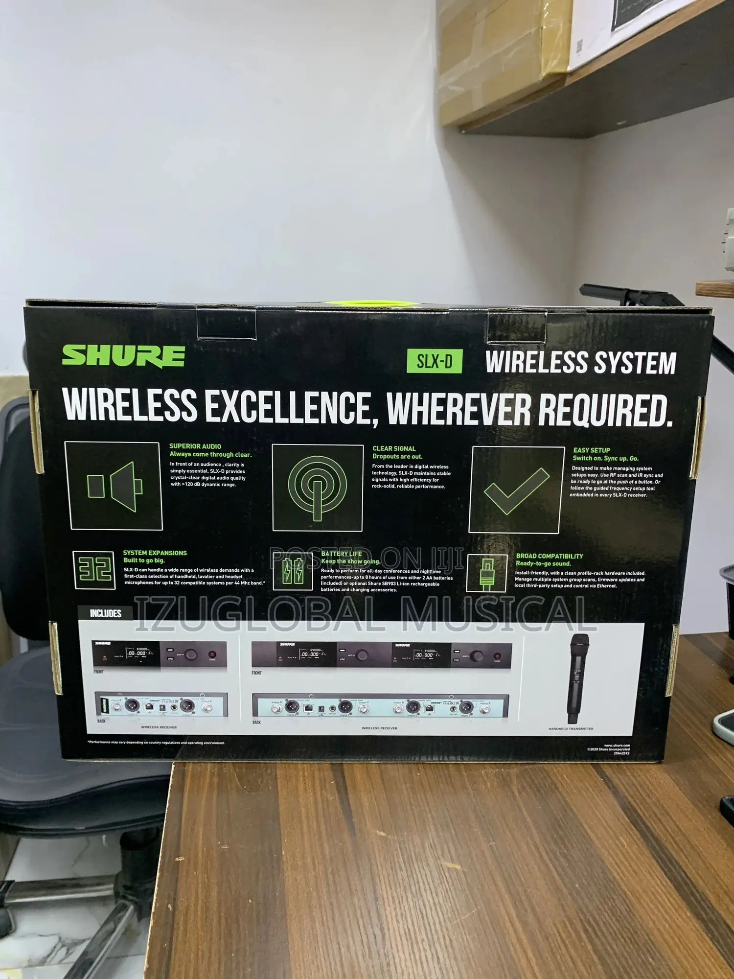Shure SLX-D 2in1 Digital Wireless Microphone