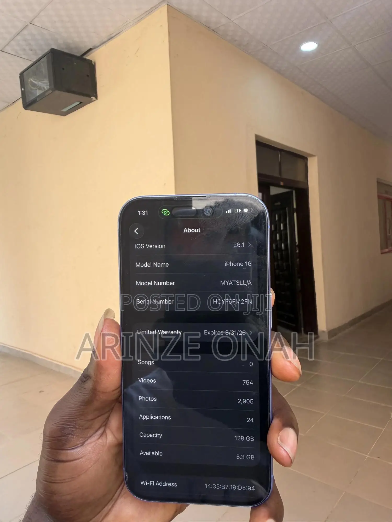 Apple iPhone 16 128 GB Blue