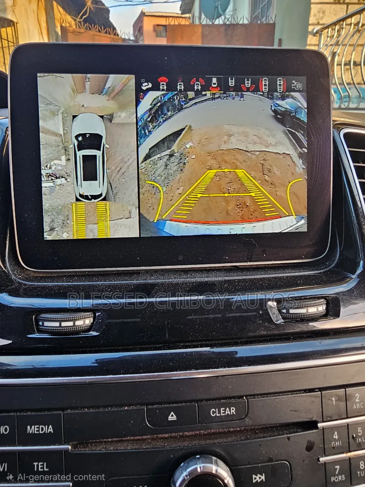 Installed Factory Screen With 360-Degree Camera on Gle 2015