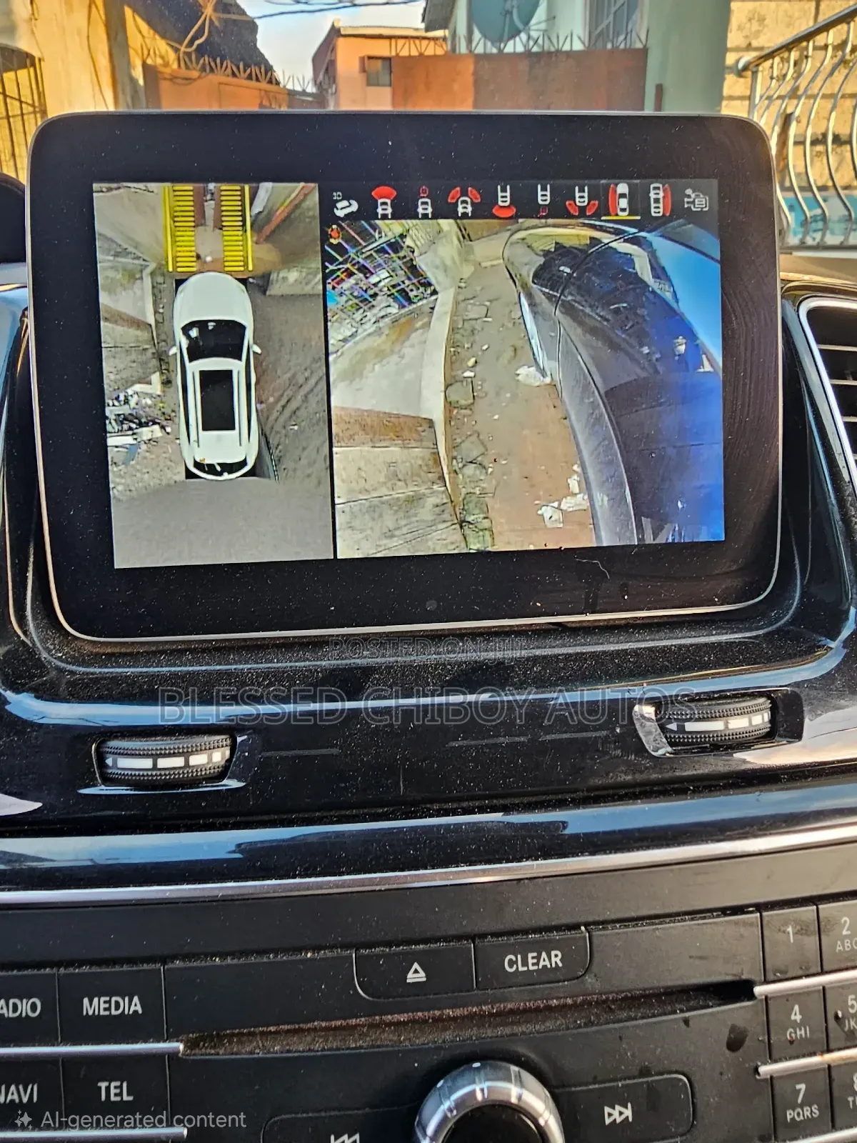 Installed Factory Screen With 360-Degree Camera on Gle 2015