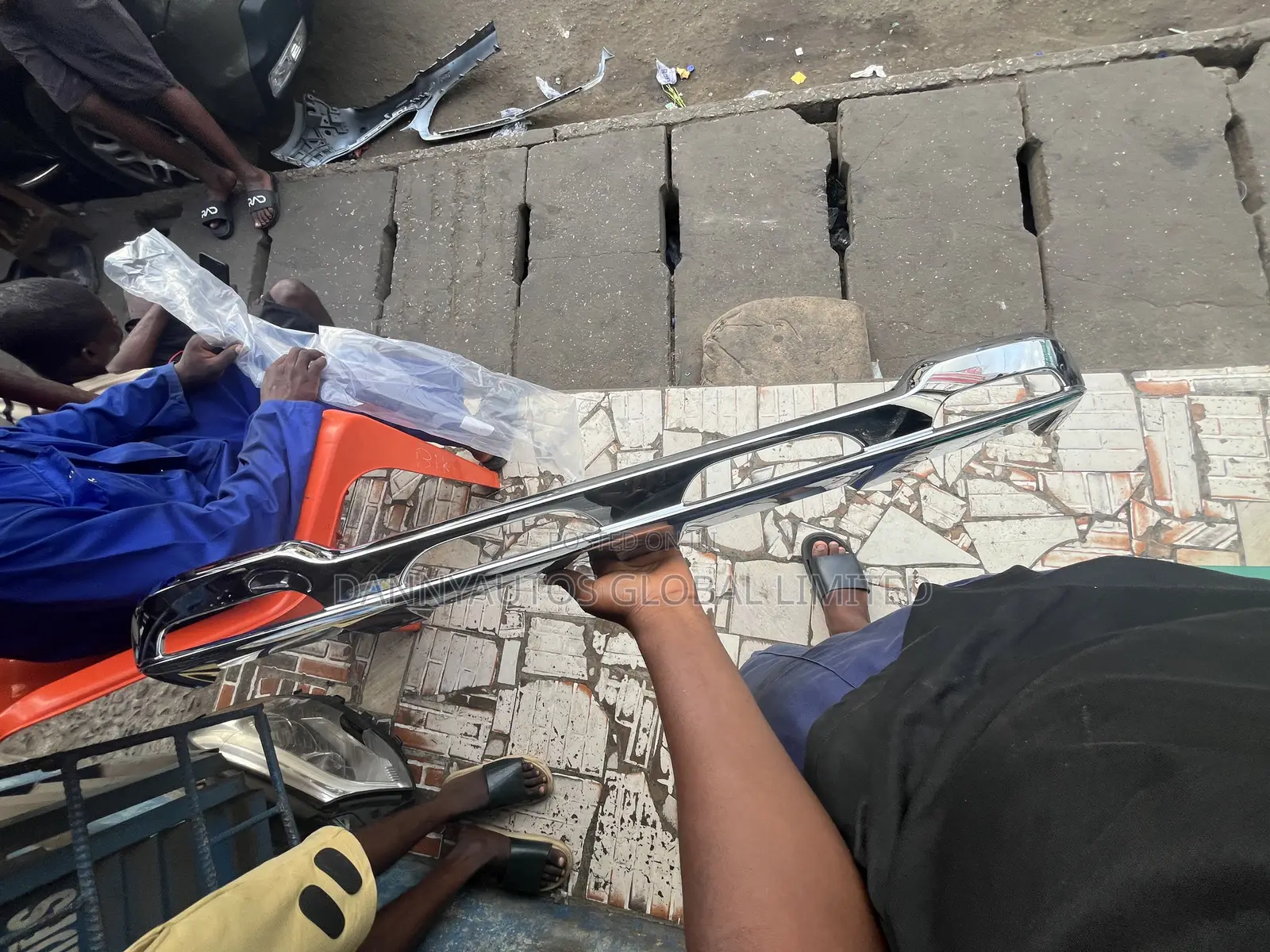 Front Bumper Chrome GLB 250