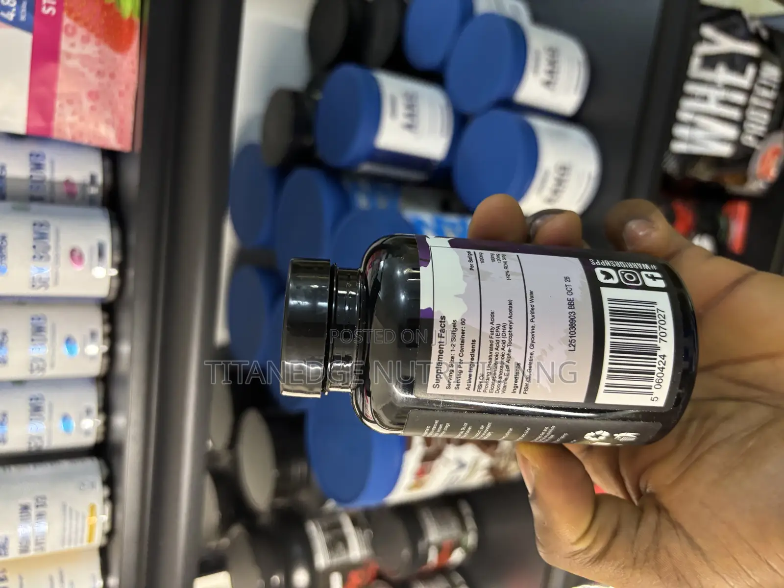 Warrior Omega 3 Fish Oil