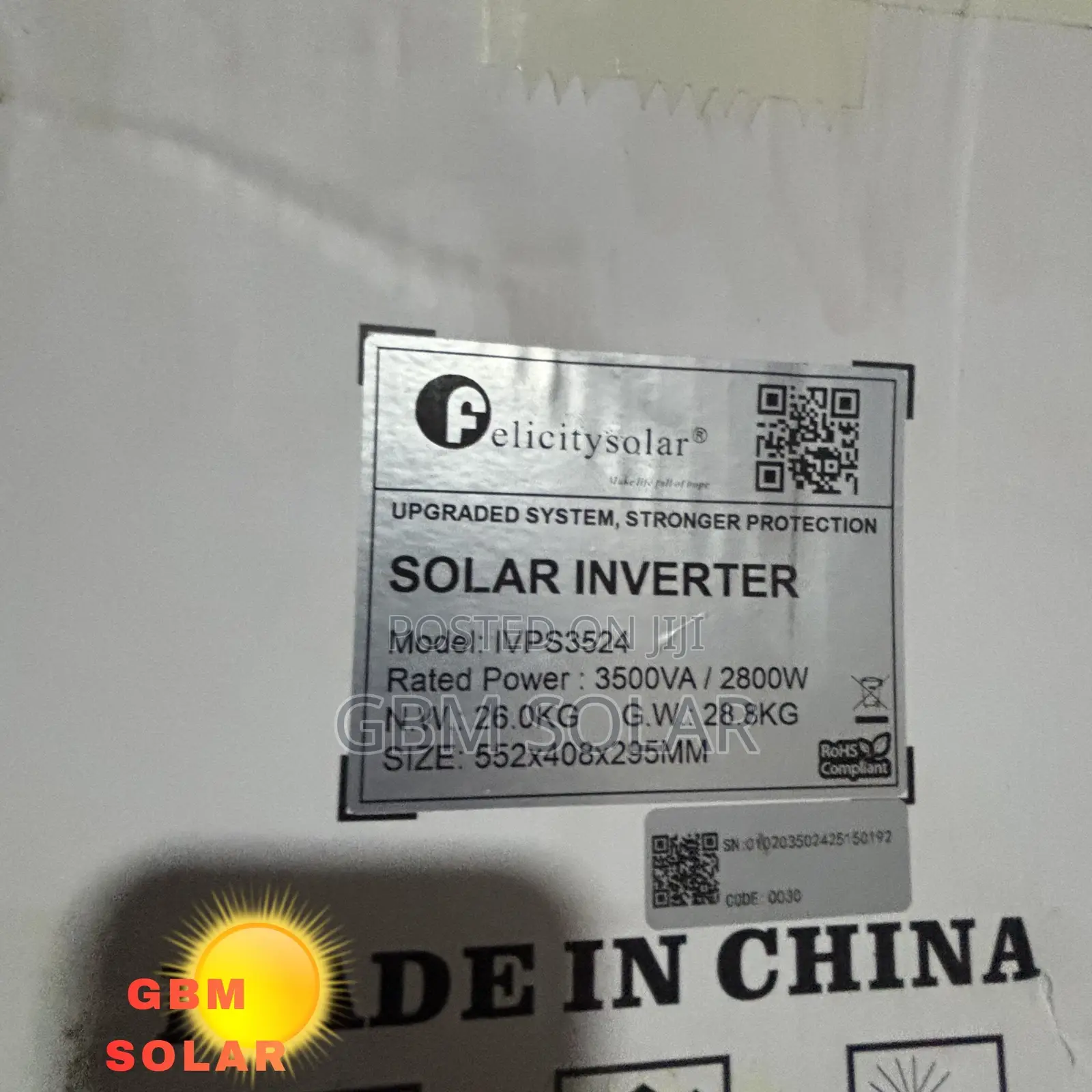 3.5 Kva Ivps 24v Solar Inverter Felicity Solar