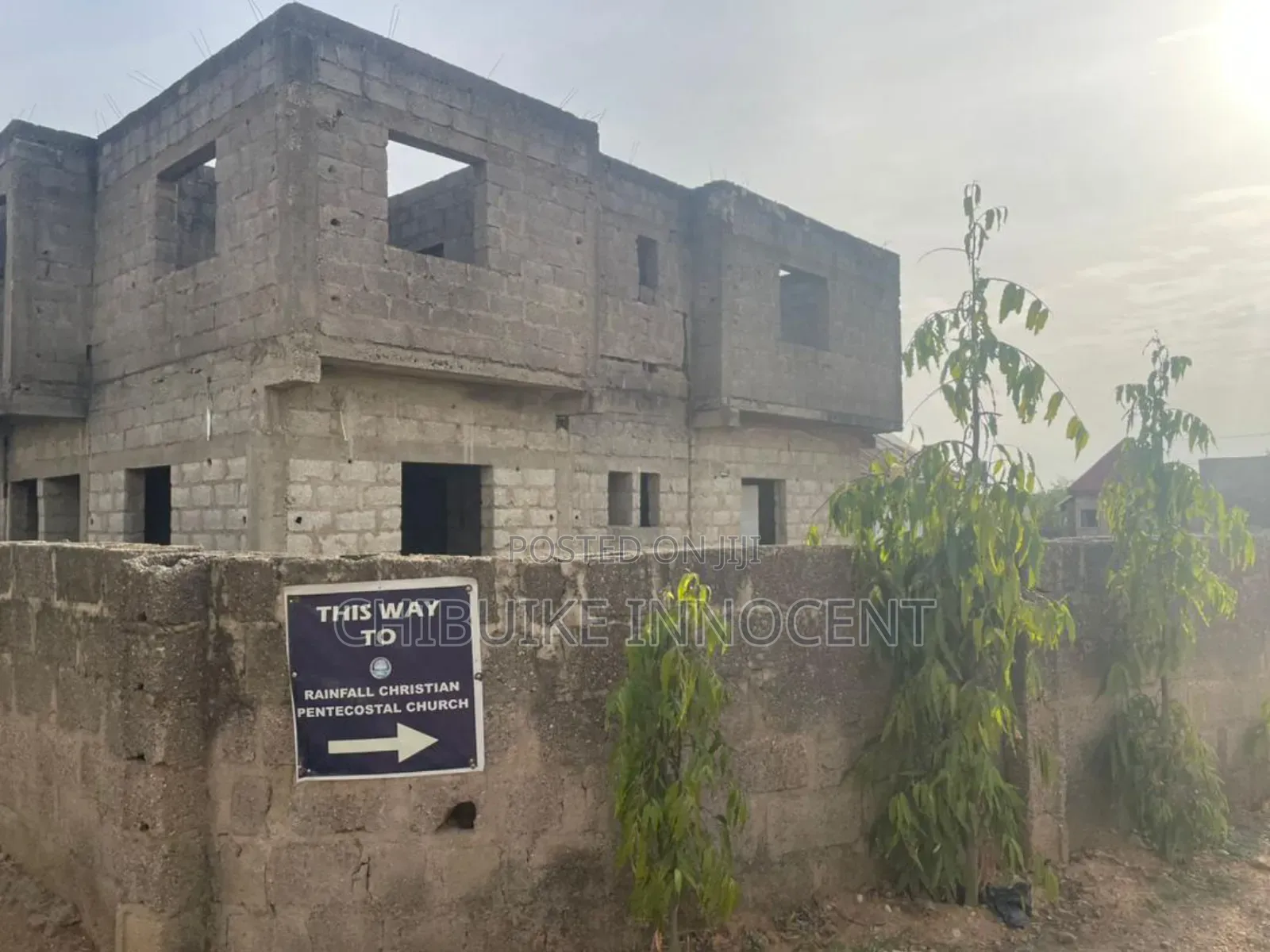 4 Units Of 2bedroom Block Of Flat Carcass Fenced And Gated