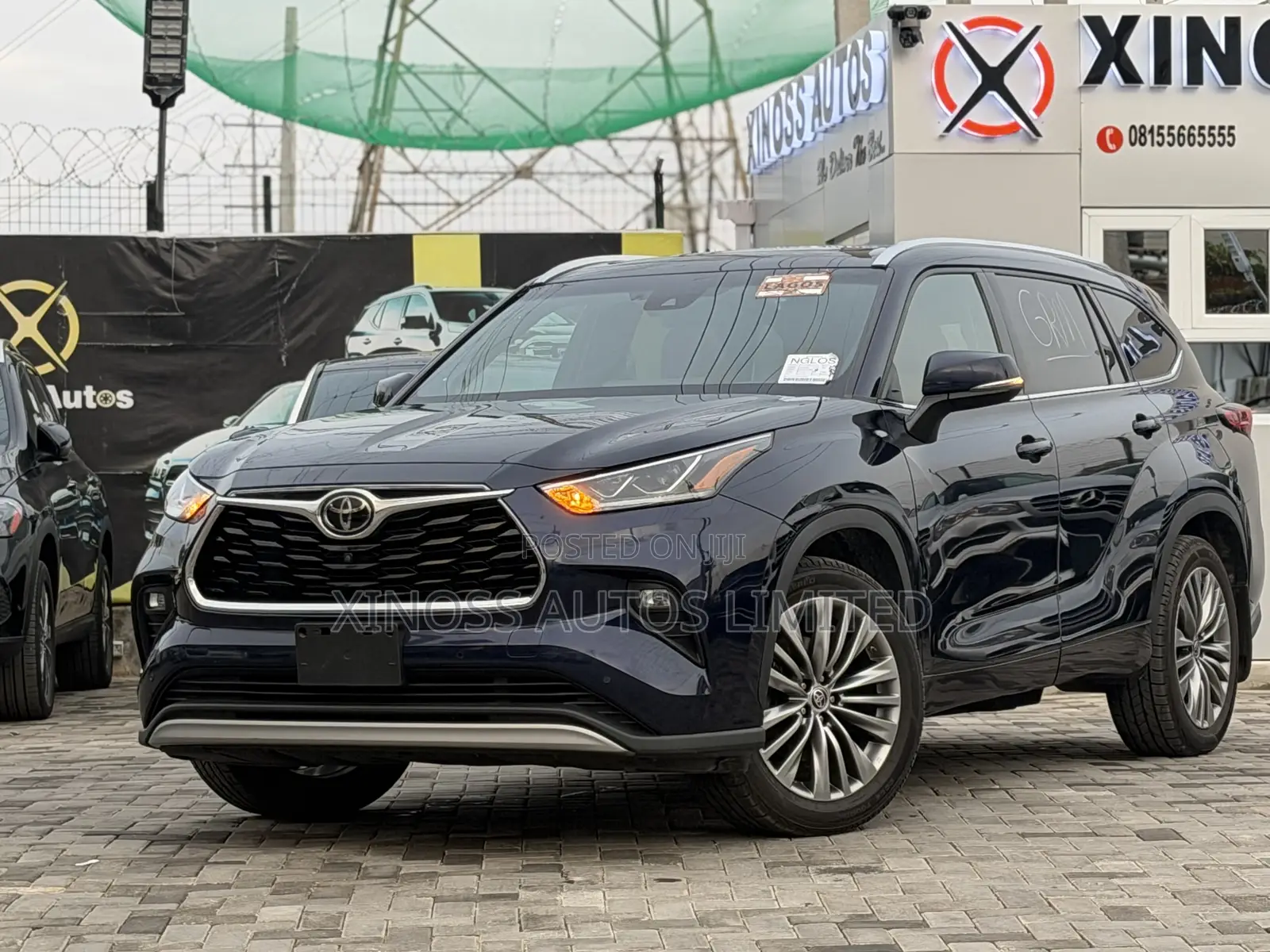 Toyota Highlander Platinum 2021 Blue