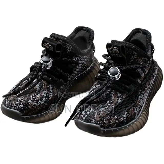 Kids Black Shoe Black Sneaker Boy Shoes Size 27 Inner Length 17cm