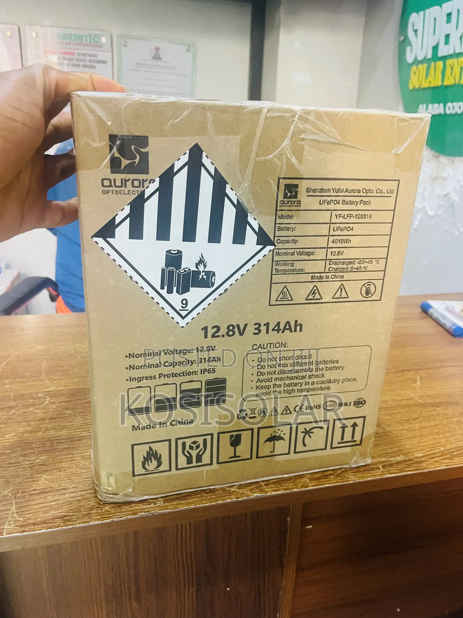4kwh 12v Aurora Lithium Ion Battery
