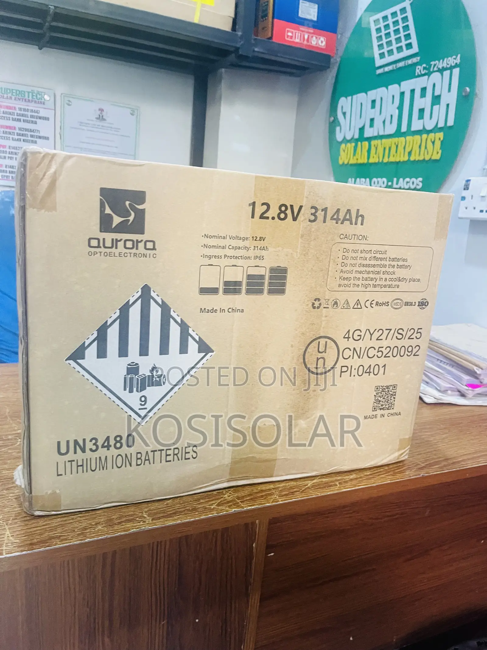 4kwh 12v Aurora Lithium Ion Battery