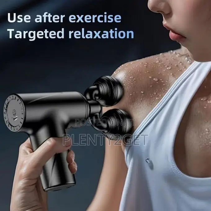 Portable Handheld Massager - Rechargeable Device With 3-Speed Adjustab
