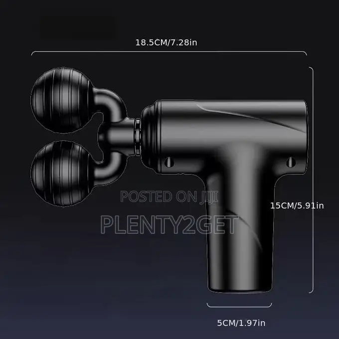 Portable Handheld Massager - Rechargeable Device With 3-Speed Adjustab