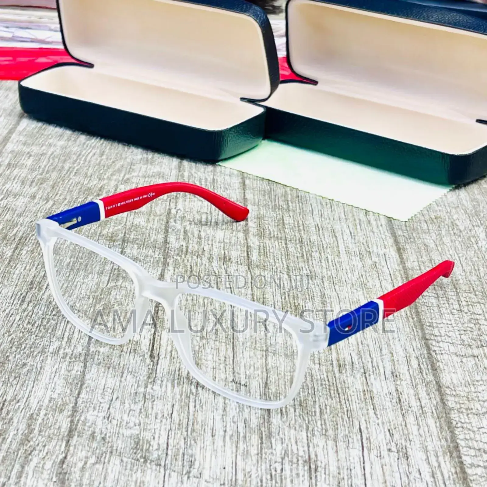 Tommy Hilfiger Luxury Transparent Clear Lense Glasses