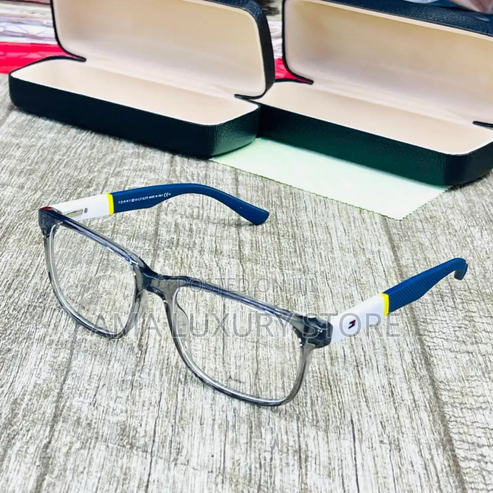 Tommy Hilfiger Luxury Transparent Clear Lense Glasses