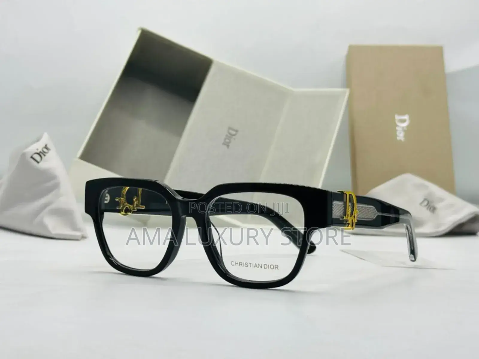 Dior Luxury Designer Transparent Clear Lense Glasses