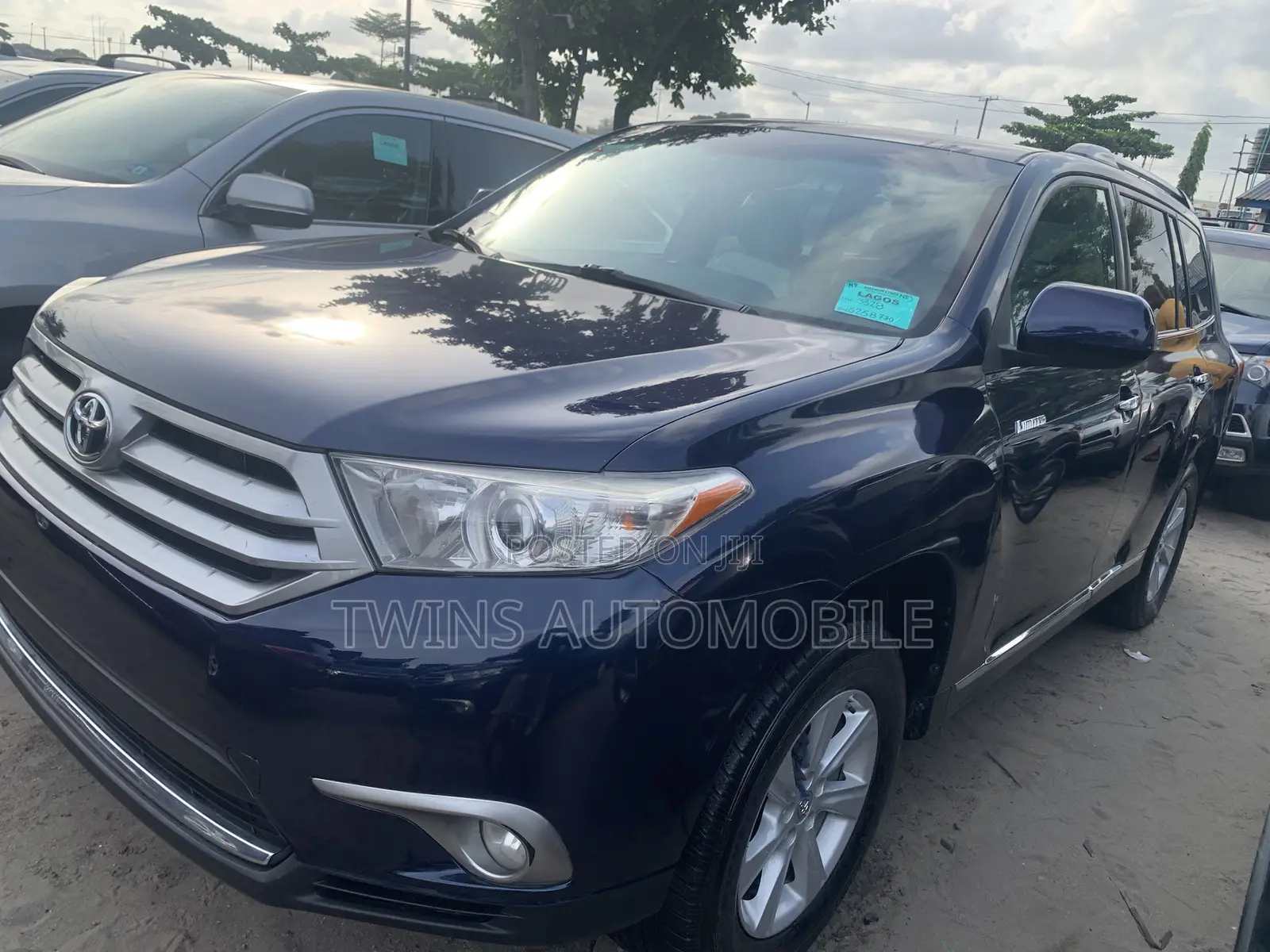 Toyota Highlander Limited 3.5l 4WD 2013 Blue