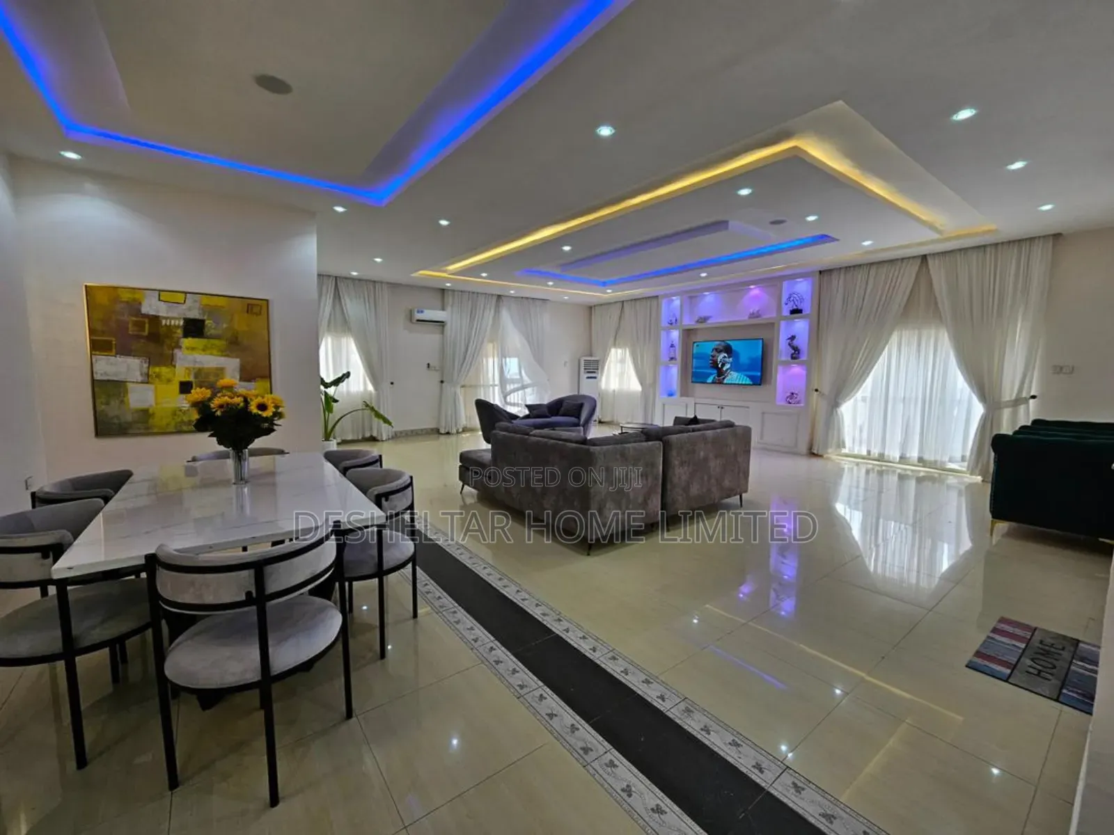 Furnished 4bdrm Block of Flats for rent