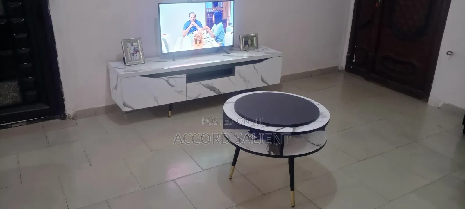 Set of Designer Tv Stand and Center Table