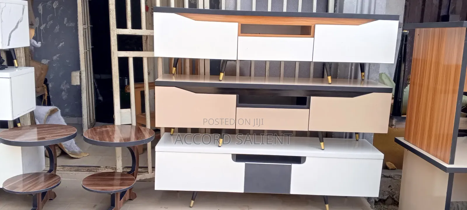 Set of Designer Tv Stand and Center Table
