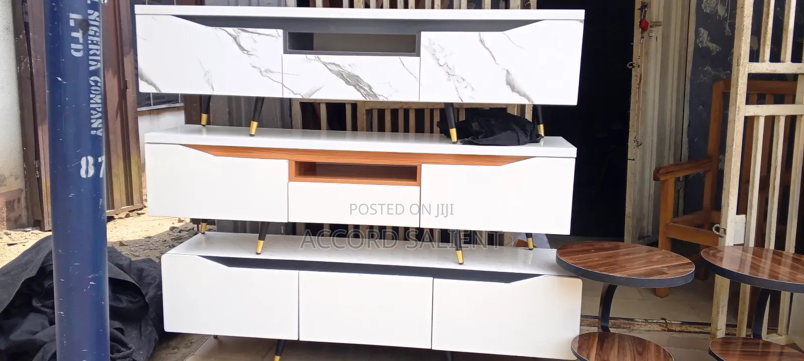 Set of Designer Tv Stand and Center Table