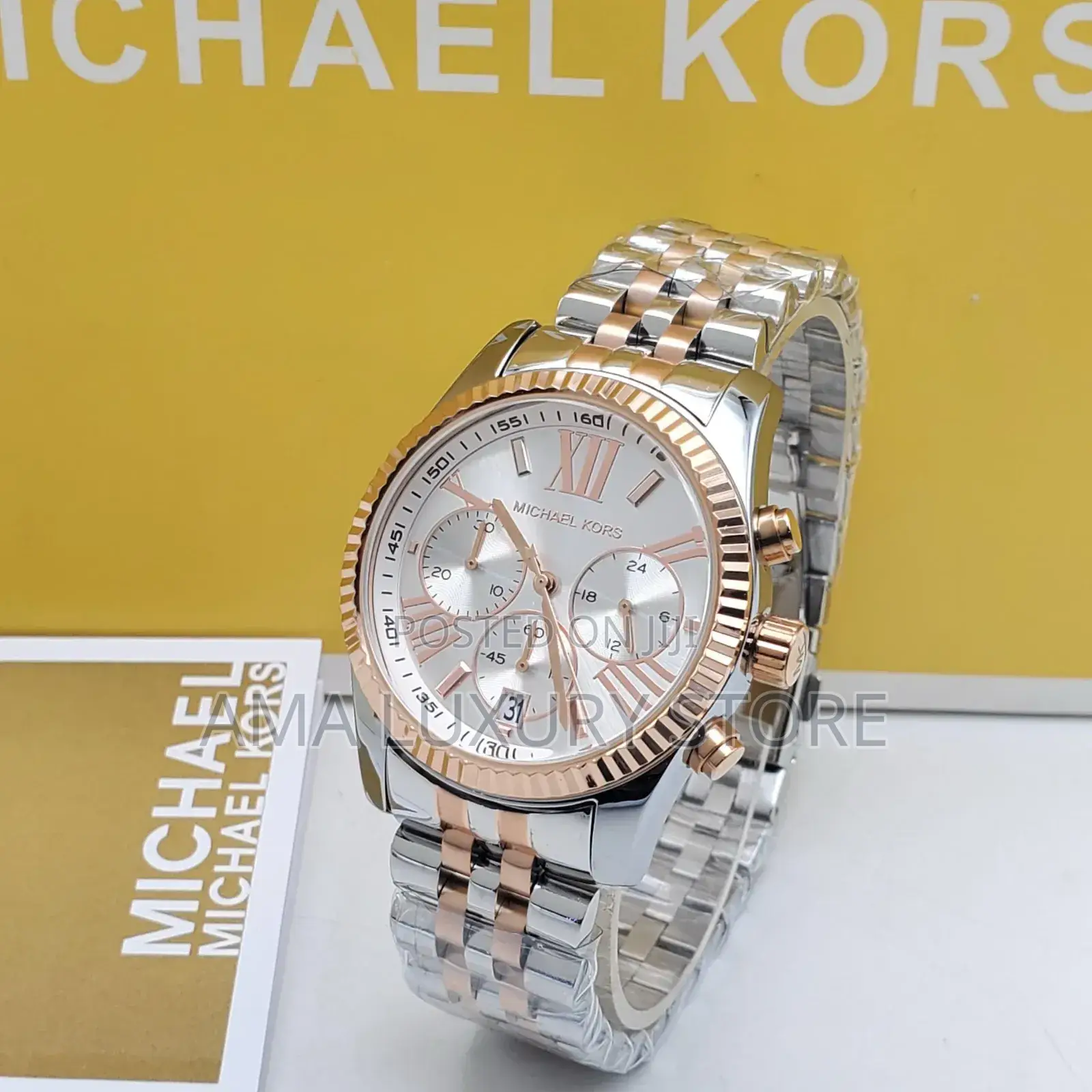 Michael Kors Luxury Designer Female Stainless Steel Wristwatches