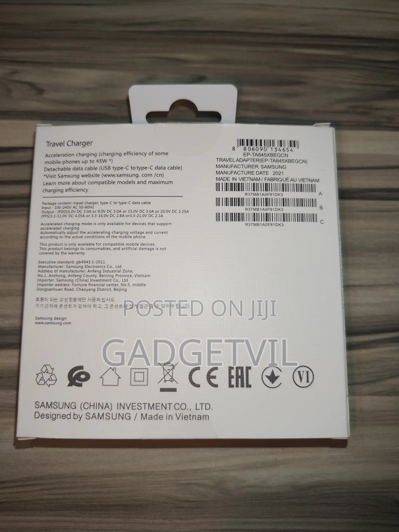 45w Original Samsung Charger