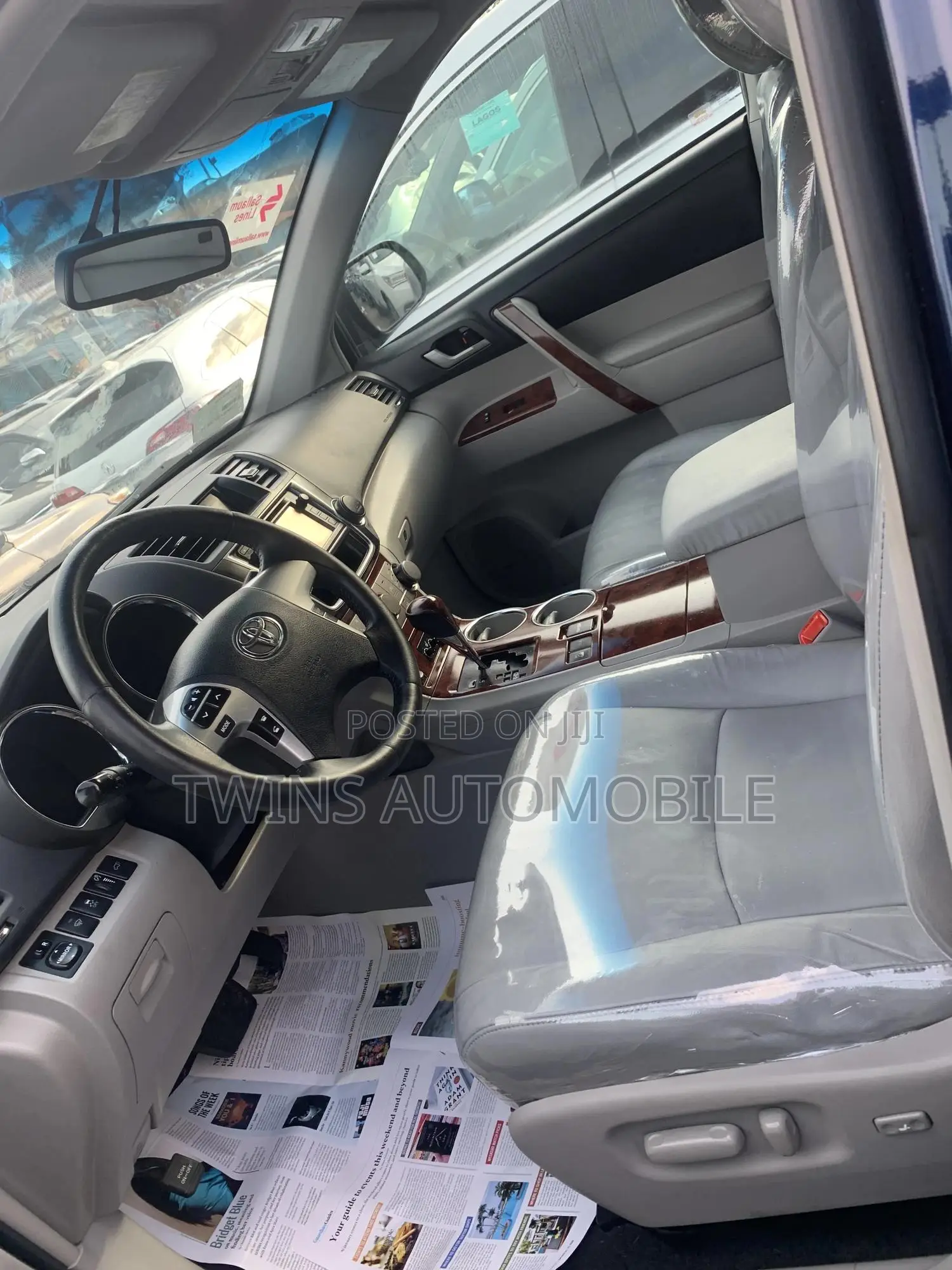 Toyota Highlander Limited 3.5l 4WD 2013 Blue